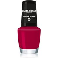 Dermacol Neon neon nail polish shade 38 Carmen 5 ml