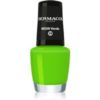 Dermacol Neon neon nail polish shade 39 Verde 5 ml
