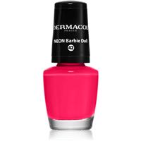 Dermacol Neon neon nail polish shade 42 Barbie Doll 5 ml