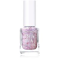 Dermacol Think Pink nail polish with glitter shade 02 12 ml