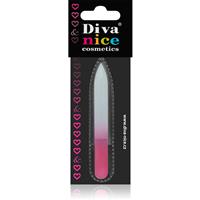 Diva & Nice Cosmetics Accessories glass nail file small Pink 1 pc