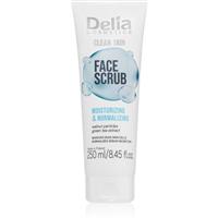 Delia Cosmetics Clean Skin moisturising facial scrub 250 ml