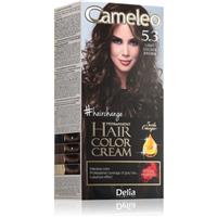 Delia Cosmetics Cameleo Omega permanent hair dye shade 5.3 Light Golden Brown 1 pc