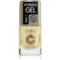Delia Cosmetics Coral Nail Enamel Hybrid Gel gel nail polish shade 137 11 ml