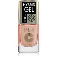 Delia Cosmetics Coral Nail Enamel Hybrid Gel gel nail polish shade 136 11 ml