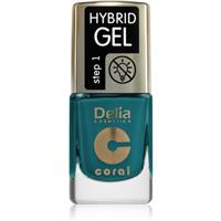 Delia Cosmetics Coral Nail Enamel Hybrid Gel gel nail polish shade 149 11 ml