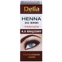 Delia Cosmetics Henna brow colour shade 4.0 Brown 2 g + 2 ml