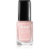 LONDONTOWN Kur Tinted Fortifying Ridge Filler smoothing base coat for dry and brittle nails shade Petal Pink 12 ml