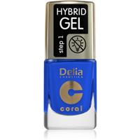 Delia Cosmetics Coral Hybrid Gel gel nail polish without UV/LED sealing shade 126 11 ml