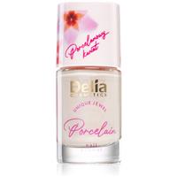 Delia Cosmetics Porcelain nail polish 2-in-1 shade 03 Salmon Pink 11 ml
