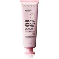 delhicious Sof-Tea Smooth Butter Scrub moisturising body scrub with an exfoliating effect 140 ml