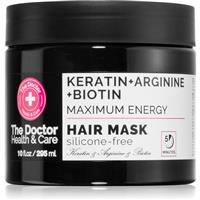 The Doctor Keratin + Arginine + Biotin Maximum Energy keratin mask for hair 295 ml