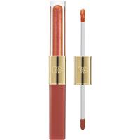 Dolce&Gabbana Make It Double! Lip Tint & Gloss Duo long-lasting lipstick and lip gloss 2-in-1 shade 01 Orange Squeeze - Warm Nude & Orange Shimmer 2x2