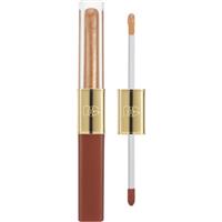 Dolce&Gabbana Make It Double! Lip Tint & Gloss Duo long-lasting lipstick and lip gloss 2-in-1 shade 04 Caramel Cola - Brown & Gold Shimmer 2x2 ml