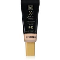 Dripping Gold CC Me In Mini Trial lightweight foundation SPF 45 shade Shortbread 2.5 5 ml