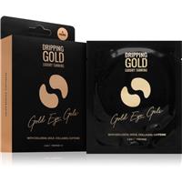 Dripping Gold Luxury Tanning Eye Gels firming gel eye pads with moisturising effect 5 pc