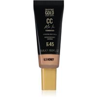 Dripping Gold CC Me In Mini Trial lightweight foundation SPF 45 shade Honey 6.5 5 ml