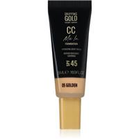 Dripping Gold CC Me In Mini Trial lightweight foundation SPF 45 shade Golden 05 5 ml