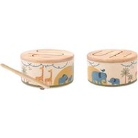 2Kids Toys Wooden Drum Safari musical toy 18m+ 1 pc