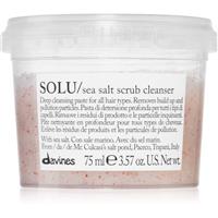 Davines Essential Haircare SOLU Sea Salt Scrub Cleanser cleansing scrub for all hair types 75 ml
