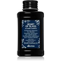 Davines Heart of Glass Silkening Shampoo gentle cleansing shampoo for blonde hair 90 ml