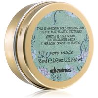 Davines More Inside Medium Hold Finishing Gum styling hair gum for a matt look 75 ml