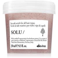 Davines Solu Sea Salt Scrub deep cleansing scrub for all hair types 250 ml