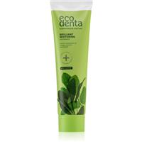 Ecodenta Green Brilliant Whitening whitening toothpaste with fluoride for fresh breath Mint Oil + Sage Extract 100 ml