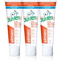 Elmex Junior 6-12 Years toothpaste for children 3x75 ml