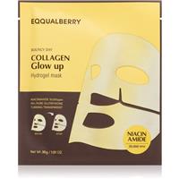 EQQUALBERRY Collagen Glow Up Hydrogel Mask brightening and moisturising sheet mask with gel consistency 30 g