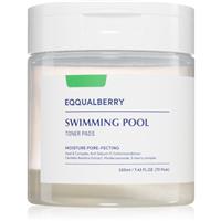 EQQUALBERRY Swimming Pool Toner Pads exfoliating pads with moisturising effect 70 pc