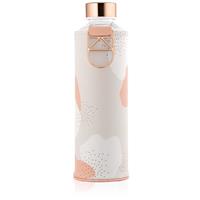 Equa Mismatch glass water bottle + faux leather case colour Heavens 550 ml