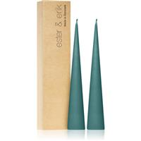 ester & erik cone candles agave (no. 02) decorative candle 2x25 cm