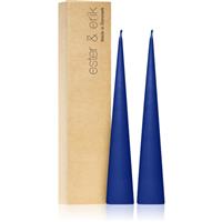 ester & erik cone candles cornflower (no. 48) decorative candle 2x25 cm