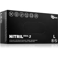 Espeon Nitril Ideal3 Black nitrile powder-free gloves size L 100 pc