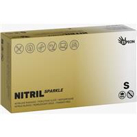 Espeon Nitril Sparkle Pearlescent Gold nitrile powder-free gloves size S 2x50 pc