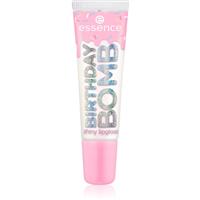 essence Birthday Bomb transparent lip gloss for luminous shine shade 01 Cake My Day! 10 ml