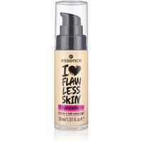 essence I LOVE FLAWLESS SKIN high cover foundation with matt effect shade 20 - Medium Porcelain 30 ml