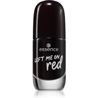 essence Gel Nail Colour nail polish shade 72 LEFT ME ON red 8 ml