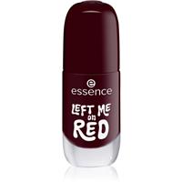 essence Gel Nail Polish gel nail polish shade 12 LEFT ME on RED 8 ml
