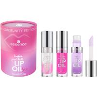essence Hydra Kiss Lip Oil Trio lip set