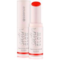 essence satin GLOW creamy lipstick with satin finish shade 07 Coral It A Day 3.5 g