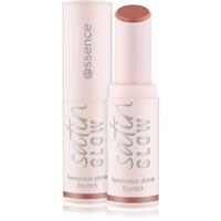 essence satin GLOW creamy lipstick with satin finish shade 05 Chai There! 3.5 g