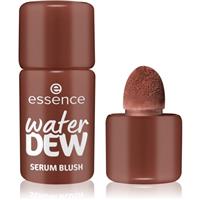 essence water DEW SERUM BLUSH liquid blusher with brightening effect shade 50 Toasty Flush 3.5 ml