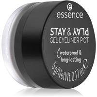 essence STAY & PLAY eyeliner shade 01 Black 5 g