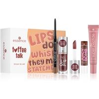 essence toffee talk brown lip set gift set for lips 01 Pout Au Chocolat
