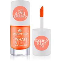 essence WHAT A TINT! liquid blusher and lip gloss shade 03 Peachy Vibes 4.9 ml