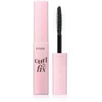 ETUDE Curl Fix Mascara Mini waterproof mascara for lash volume and curl shade 02 Brown 4 g