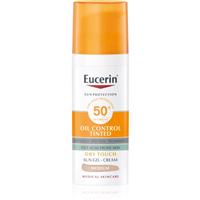 Eucerin Sun Oil Control Tinted sun gel cream SPF 50+ shade Medium 50 ml