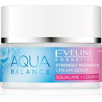Eveline Cosmetics Aqua Balance Squalane + Ceramides intensive regenerating cream with moisturising effect 50 ml